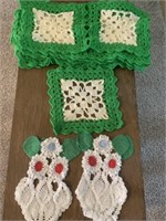 Handmade Crocheted Easter Table Decor