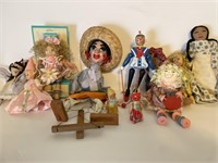 Collection of Cloth Dolls