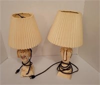 1940s French Provincial Table Lamps