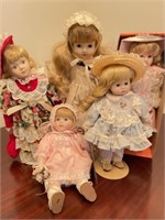 Collection of Porcelain Dolls