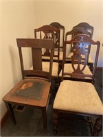 Mixed Matched Dining Chairs