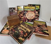 Southern Living Cookbooks w/ Recipe Box +