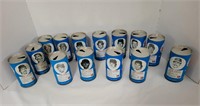 14pc 1977 RC Cola Baseball Cans