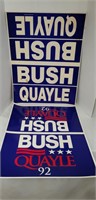 Bush / Quayle Election Signs