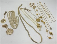 Gold-Toned Necklace Lot