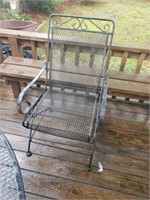 CONTENTS OF BACK PORCH- WROUGHT IRON PATIO SET