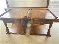 Pair of Wooden Side Tables