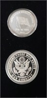 Set Of 6 Collector Silver Coins (.999 Silver)