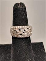 Vintage Sterling Silver "Meda" Ring, Size 6
