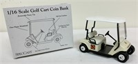 Spec Cast AC Golf Cart Locking Coin Bank