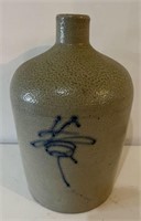 Antique 1800s 4 Gallon Salt Glaze Stoneware Jug