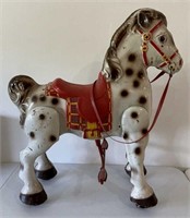 Antique David Sebel Mobo Horse Metal Ride On Toy