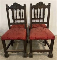 Antique Ornate Carved Chairs