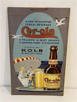 1920s Cer-Ola Kolb Brewing Advertising Sign