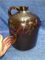 Antique 2-gallon stone jug (cracked)