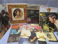 Lot of 8 Country LP records