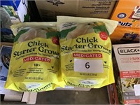 6 - 5lb bags young chicken food
