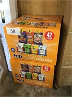 2 - 42ct utz snack packs exp 02/22