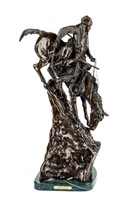 Art Remington ‘The Mountain Man’ Bronze Sculpture