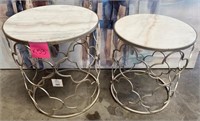 NEW WMC METAL & MARBLE PLANT STANDS (131.00)(K53)