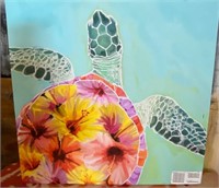 43 - NEW WMC GREENBOX "SEA TURTLE" 24X24" (69.50)