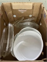 Corning Ware and mix of Lids
