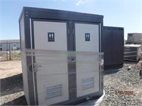 Unused  Bastone 110V Mobile Double Toilets