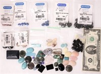 New Jewelry Gemstone Cabochons - Many Packaged