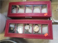 3-- WATCHES & 2-- CASES