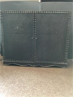 Nice Studded Dbl Door Cabinet