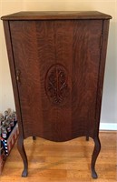 Antique Oak Music Sheet Cabinet