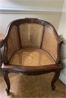 Louis XV Type Caned Armchair