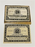Series of 1931 and 1935 Tax Paid Stamp