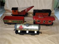 Marx o gauge Canadian pacific cars railroad toy 5