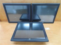 3 ELO 20" P.O.S. TOUCH SCREENS / MONITORS