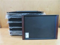 APPROX. 35 BLACK SQUARE SUSHI SERVING TRAYS