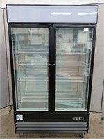 NEW 2 DOOR REACH-IN DISPLAY FREEZER ON WHEELS