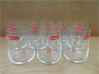 12 NEW SPIEGELAU STEMLESS WINE GLASSES