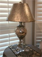 Vintage Richard Ray Lamp Reverse Silvered Glass