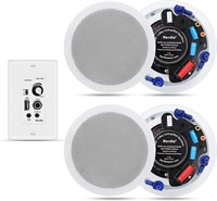 Herdio 5.25 Inch Ceiling Speakers 600W 2-Way Flush
