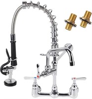TNROTED 21 Inch Commercial Faucet with Sprayer,