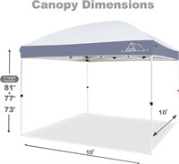 Camp Master Canopy Tent, Outdoor 10x10 Pop Up Dome