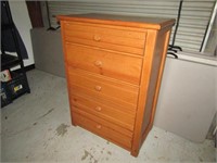 Solid Wood Dresser 44"T x 32"W x 18"D Has Scuffs