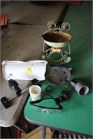 Frog decor, shoe helper, candle holder