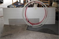 Panel board, piping, grate