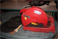 Milwaukee cut off saw with extra disc