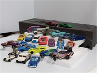 24 HOTWHEELS, MATCHBOX, ETC  2 ARE REDLINE