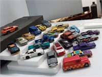 24 HOTWHEELS, MATCHBOX, ETC  1 IS REDLINE