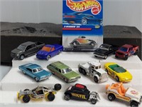 12 HOTWHEELS, MATCHBOX, ETC  1 IS NEW TOY