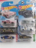 6 new HOTWHEELS DIECAST cars/trucks